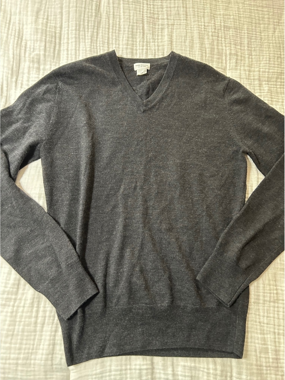 Club Monaco Italian Wool V Neck Sweater